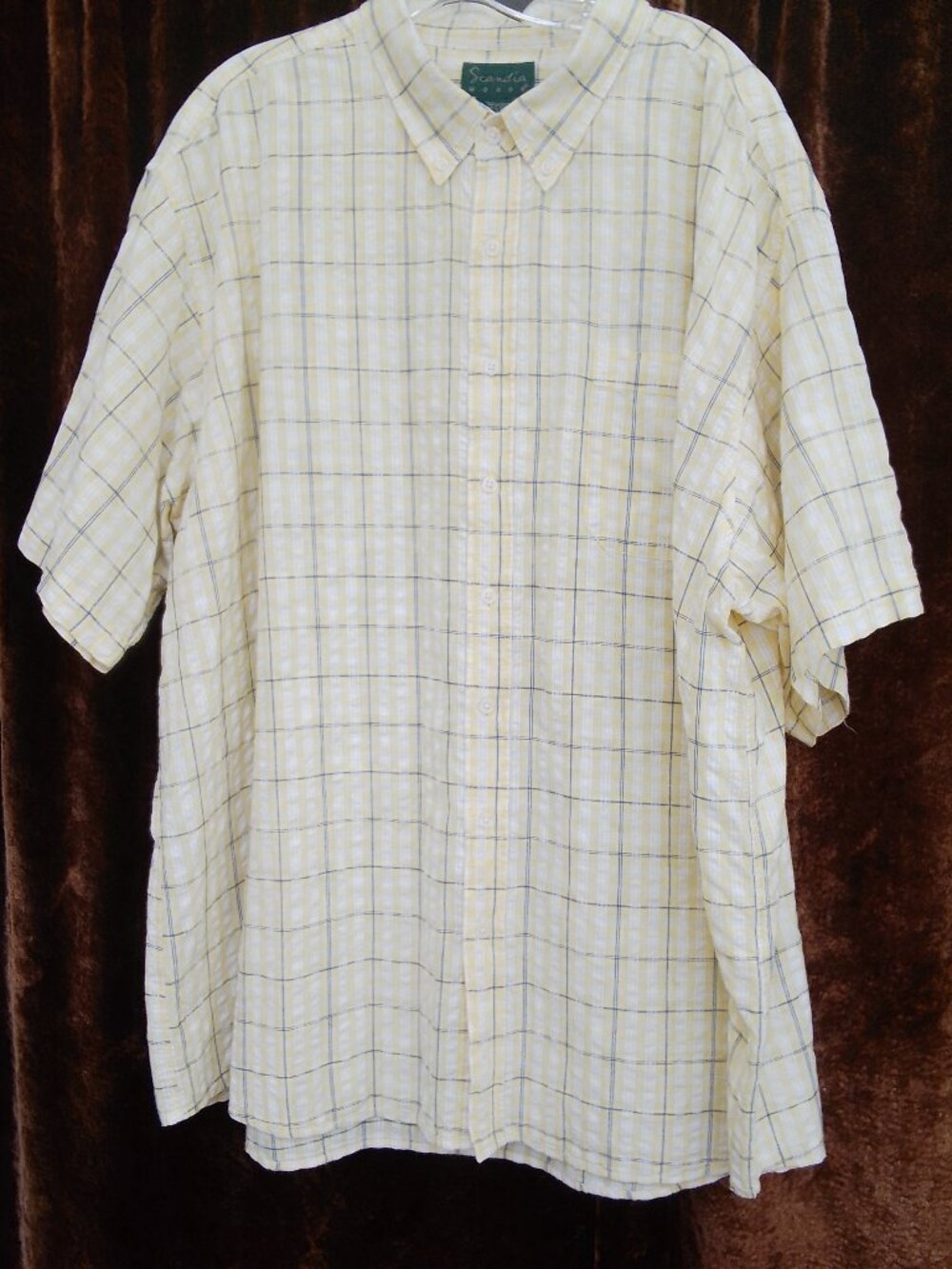 SCANDIA WOODS SHORT SLEEVE COTTON SHIRT